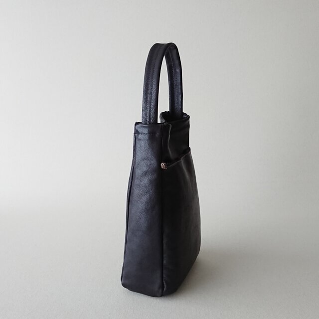 annco leather mini one-handle bag [black] | iichi 日々の暮らしを