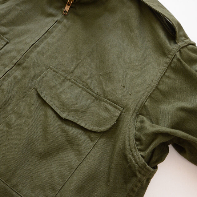 65式作業服 ジャケット｜桜ジッパー｜陸上自衛隊 実物 官給品
