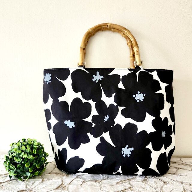 bamboo♡水をはじく撥水生地⭐︎北欧柄トートbag | iichi 日々の暮らし