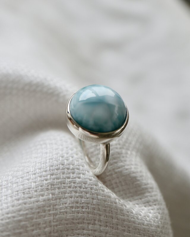 カリブ海のlarimar]ring | iichi 日々の暮らしを心地よくする