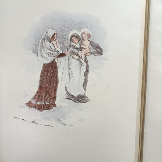 フランスアンティーク絵本1898年 Jésus et nos Petits Enfants | iichi