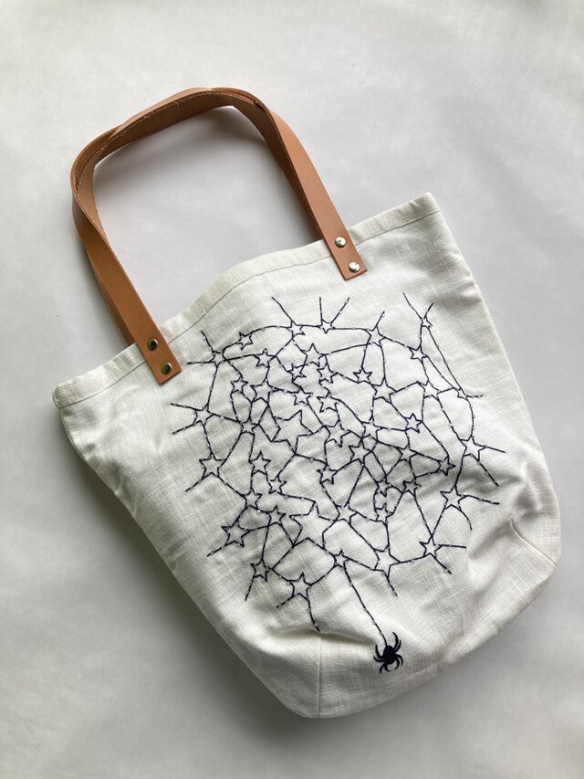 MASU 24aw spider 蜘蛛の巣　archive 蜘蛛の巣バック | iichi 日々の暮らしを心地よくするハンドメイドや