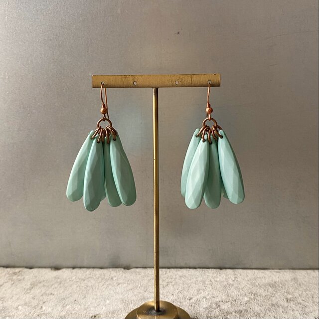 Vintage 90s USA retro swing drop beads pierce | iichi 日々の暮らし