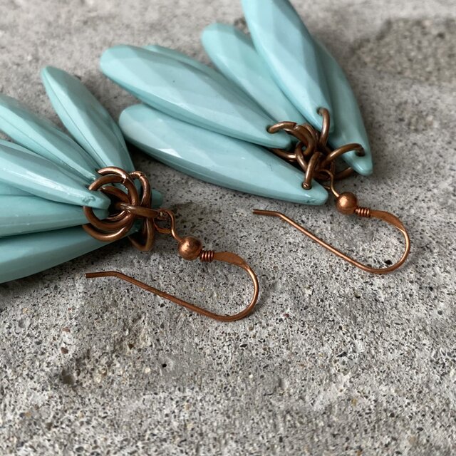 Vintage 90s USA retro swing drop beads pierce | iichi 日々の暮らし