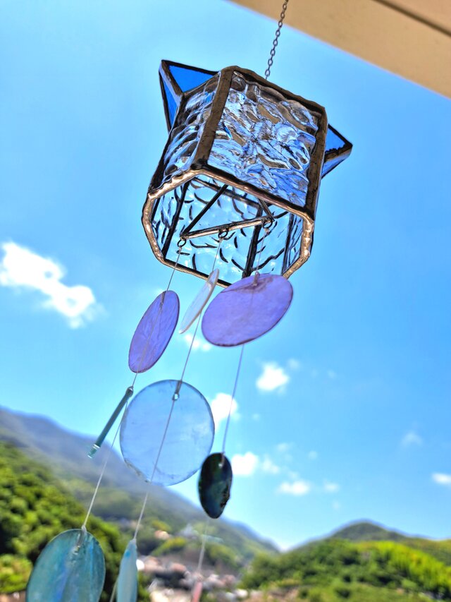 Cat igloo windochimes <風鈴>/ 夏の日のソーダ | iichi 日々の暮らし