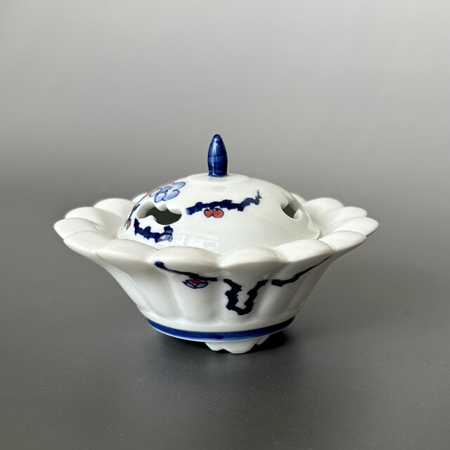 華型梅柄香炉 | iichi 日々の暮らしを心地よくするハンドメイドや