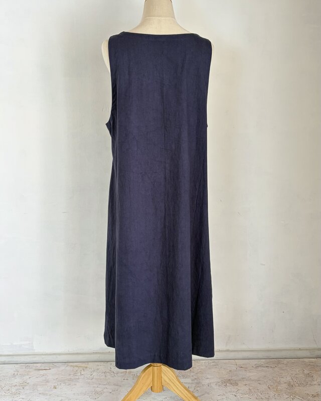 馬布ノースリーブワンピース「Crown Blue」 | iichi 日々の暮らしを
