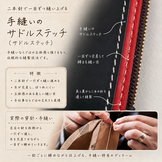 薄型レザーの多機能ミニ財布｜カード・小銭・お札対応｜ゴムバンド留め