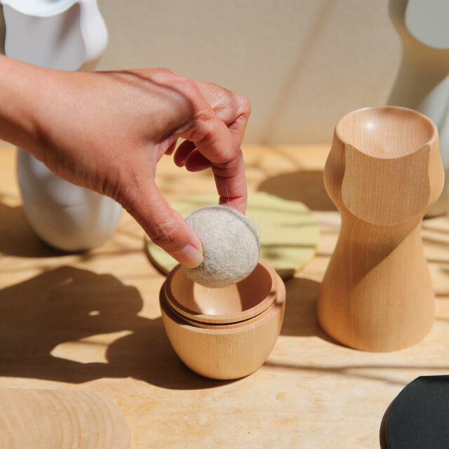 たましいのうつわ「TaMaKi」│猫の分骨用骨壺・お位牌（グレー