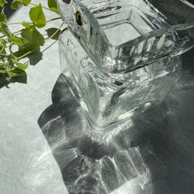 Pala＊氷のゆらぎの花瓶＊北欧＊クリア｜Lsize｜リーヒマエンラシ