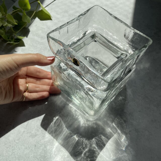 Pala＊氷のゆらぎの花瓶＊北欧＊クリア｜Lsize｜リーヒマエンラシ