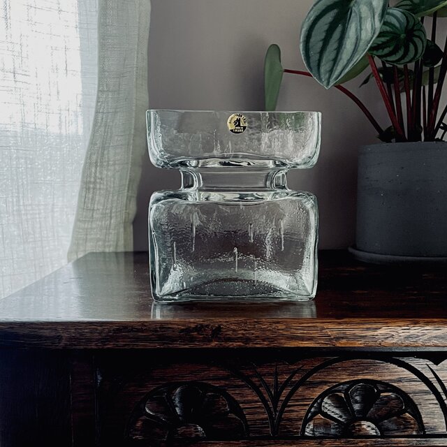 Pala＊氷のゆらぎの花瓶＊北欧＊クリア｜Lsize｜リーヒマエンラシ