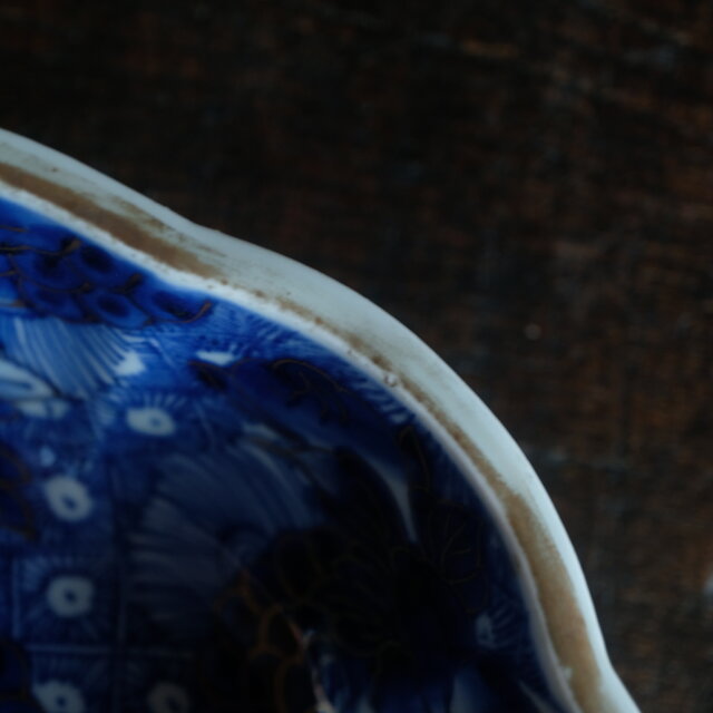 伊万里 芍薬文錦手金彩大鉢 骨董・antiques アンティーク和食器 古美術