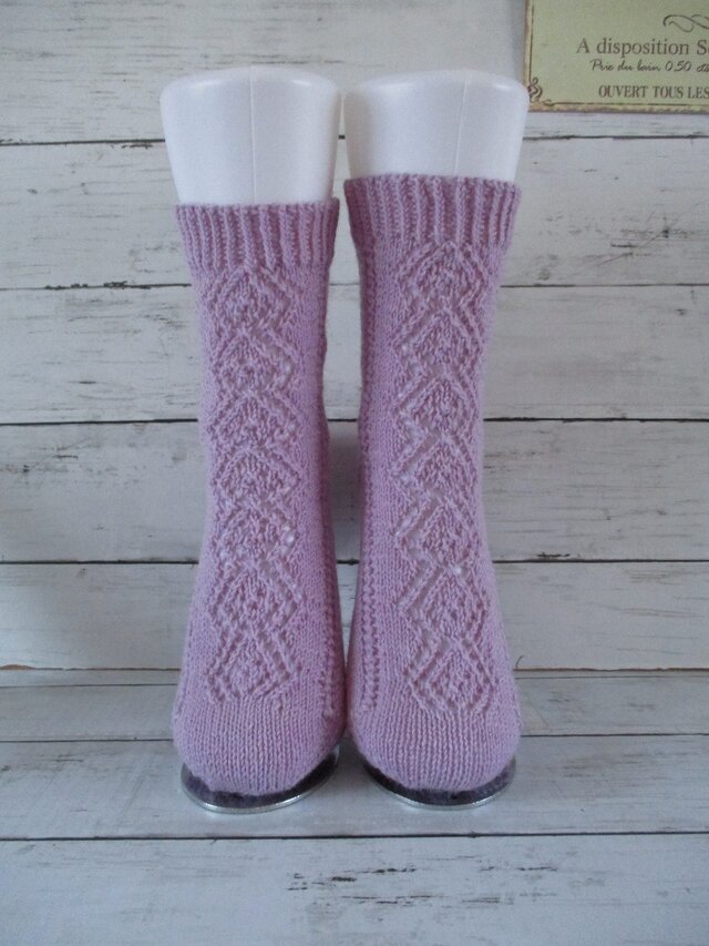 冷え取りソックス Opal Uni Solid 5186 Lavender | iichi 日々の暮らし