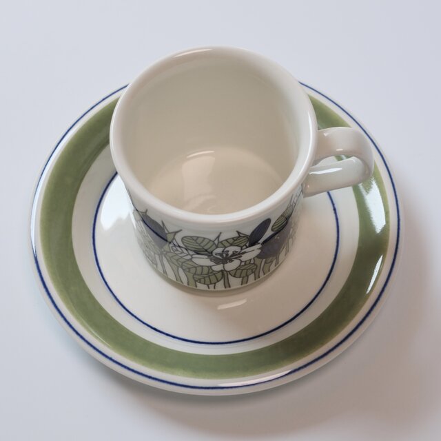 ARABIA Krokus C&S アラビア クロッカス デミタスカップ＆ソーサー
