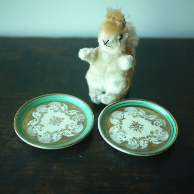 Lichte Porzellan 金彩の小皿2P ロココ 東ドイツ | iichi 日々の