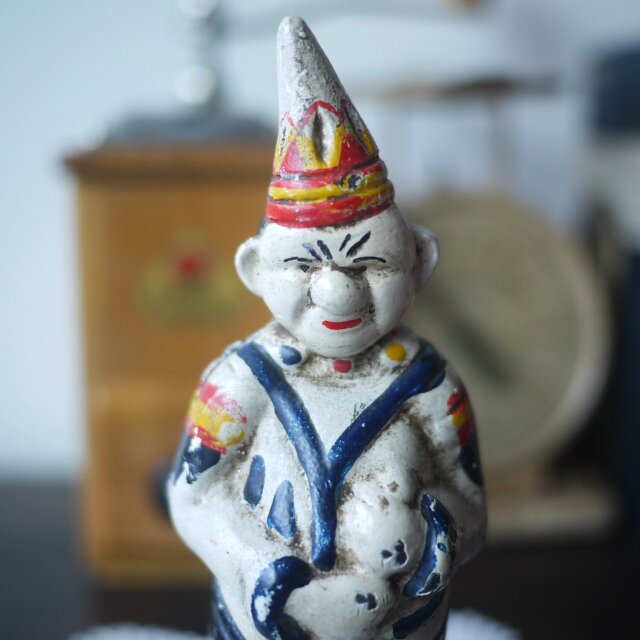 ピエロの貯金箱 古い鋳鉄製 アメリカ | iichi 日々の暮らしを心地よく