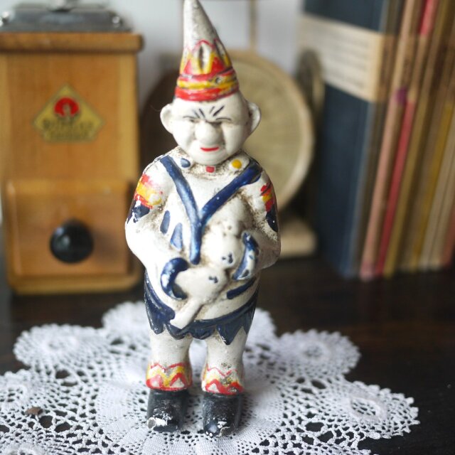 ピエロの貯金箱 古い鋳鉄製 アメリカ | iichi 日々の暮らしを心地よく