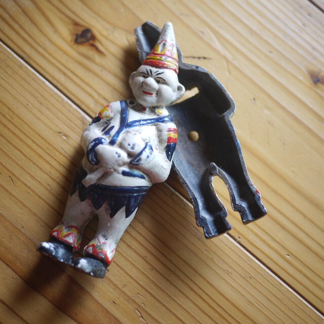 ピエロの貯金箱 古い鋳鉄製 アメリカ | iichi 日々の暮らしを心地よく
