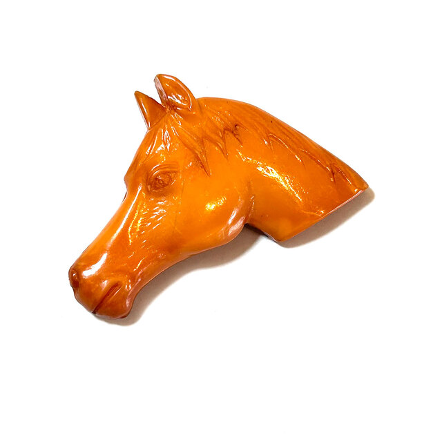 本鼈甲　馬モチーフ ブローチ　美品 馬 モチーフ ヴィンテージ ブローチ ホース | iichi 日々の暮らしを