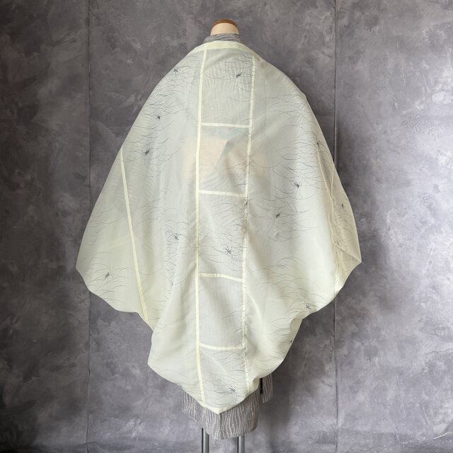 着物リメイク モモンガ型 ジャケット バッタ文様 08 / kimono Japanese