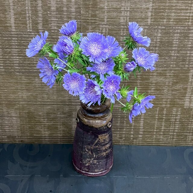 0325 備前焼 花器 フラワーベース ビンテージ 野の花 茶趣 華道 茶花