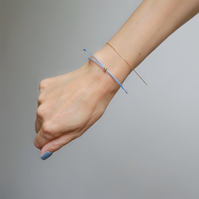 14kgf/ Waxcode bracelet 色が選べる ネオンカラー 8色 つけっぱなし