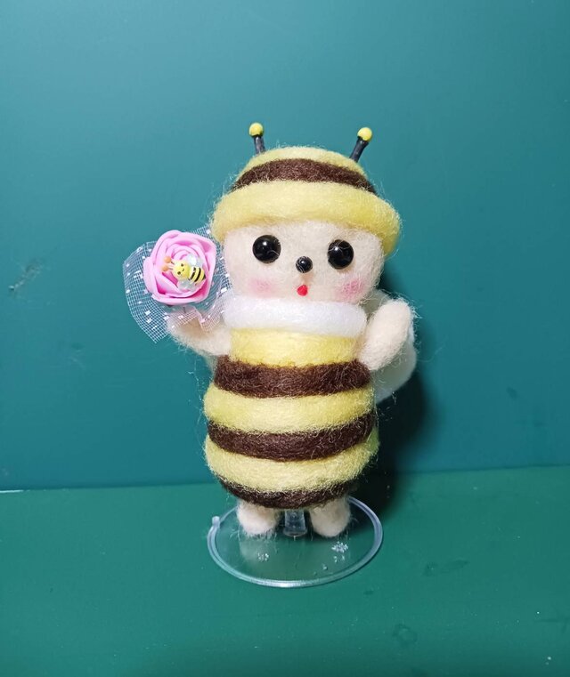 羊毛フェルト ミツバチ コスプレしちゃいましたぁー | iichi 日々の