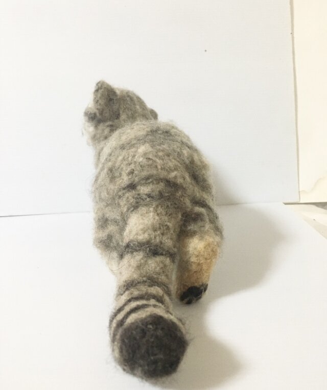 オーダーメイド⭐︎【一点もの】羊毛フェルト マヌルネコ 見上げる仔猫