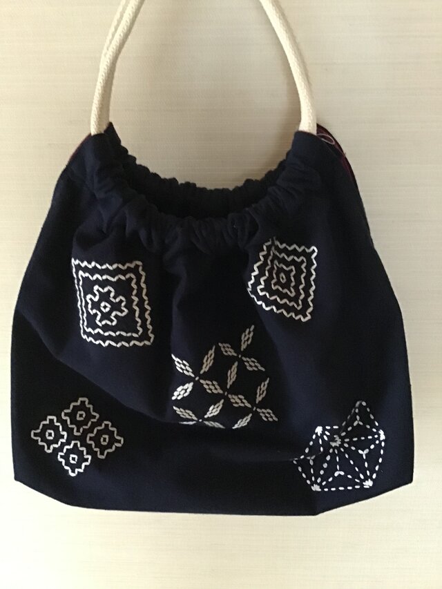 刺し子」トートバッグ | iichi 日々の暮らしを心地よくする