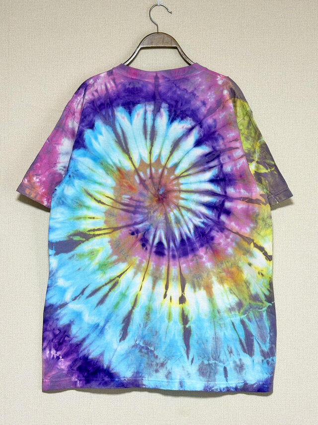 タイダイ Tシャツ Lサイズ カラフル スパイラル Hippies Dye HD26-36