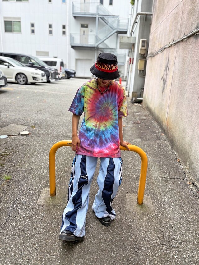 タイダイ Tシャツ Lサイズ カラフル スパイラル Hippies Dye HD26-40