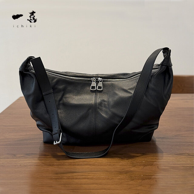 バッグ LONGCHAMP(ロンシャン) ショルダーバッグ美品 - 黒 レザー