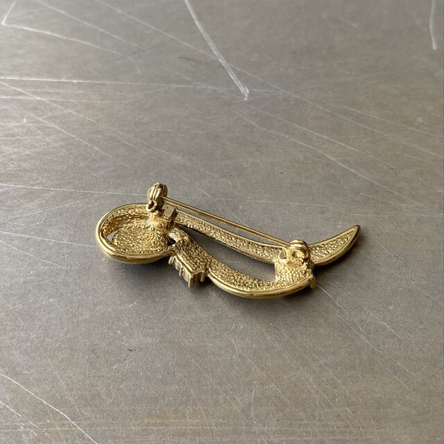 Vintage retro crystal bijou opearl brooch | iichi 日々の暮らしを