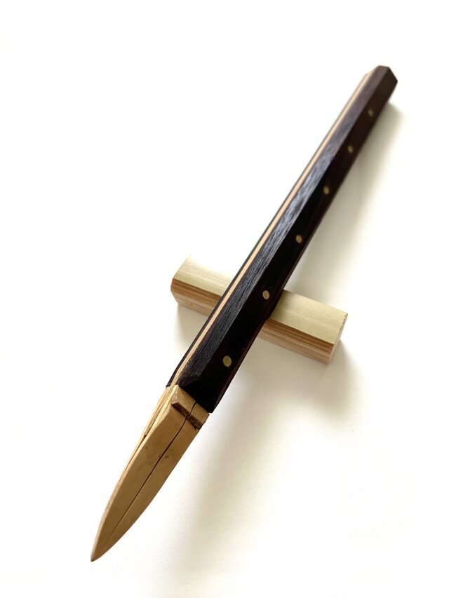 鉄刀木 ペン 台湾 鉄刀木 ボールペン ゴールド songluowoodpen
