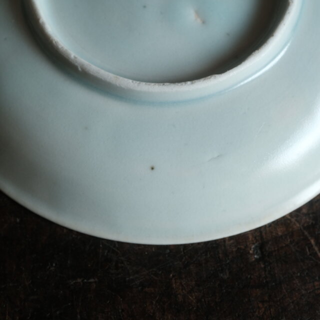伊万里焼 花と蝶々◇花蝶文染付中皿 骨董器 antiques アンティーク和