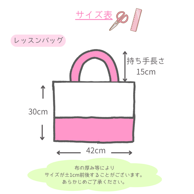 入園バッグ 入学バッグ 絵本バッグ レッスンバッグ 42cm×30cm 保育園