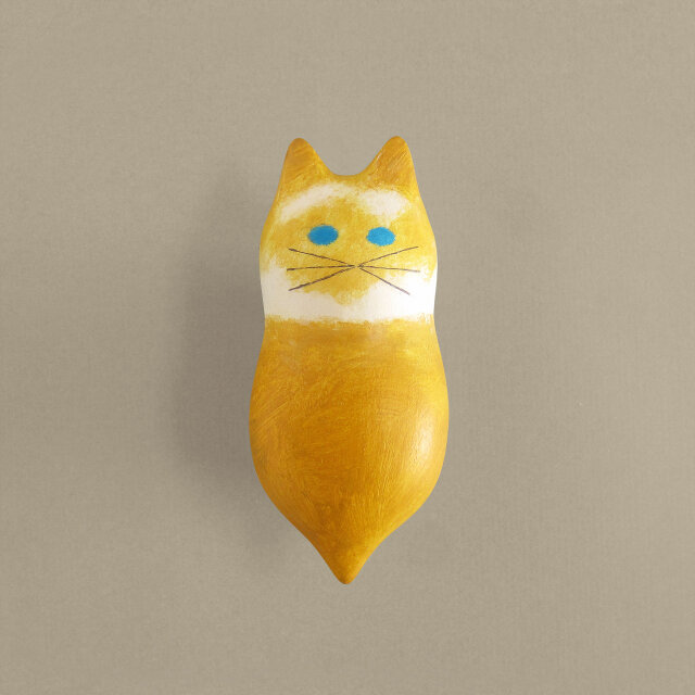 ねこのマラカ maraca de gato [wako×romper room] /オレンジキャット