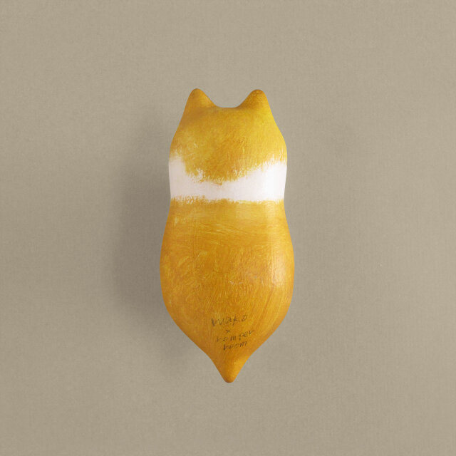 ねこのマラカ maraca de gato [wako×romper room] /オレンジキャット