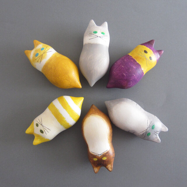 ねこのマラカ maraca de gato [wako×romper room] /オレンジキャット