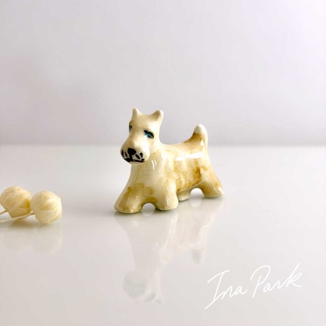 1993年のヴィンテージフェーブ 子犬のフェーヴ フランス製 ミニチュア