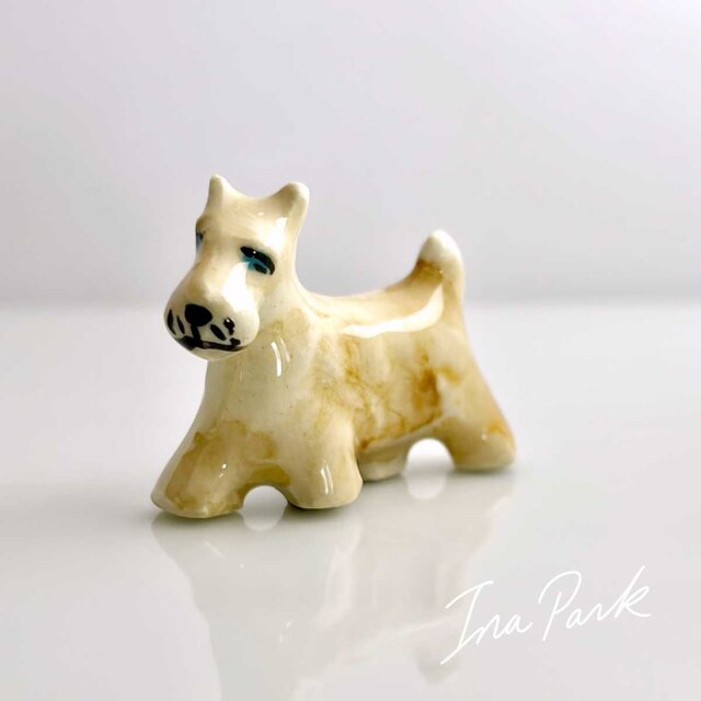 1993年のヴィンテージフェーブ 子犬のフェーヴ フランス製 ミニチュア