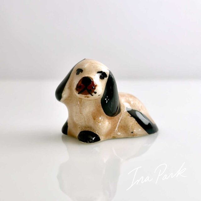 1993年のヴィンテージフェーブ 子犬のフェーヴ フランス製 ミニチュア