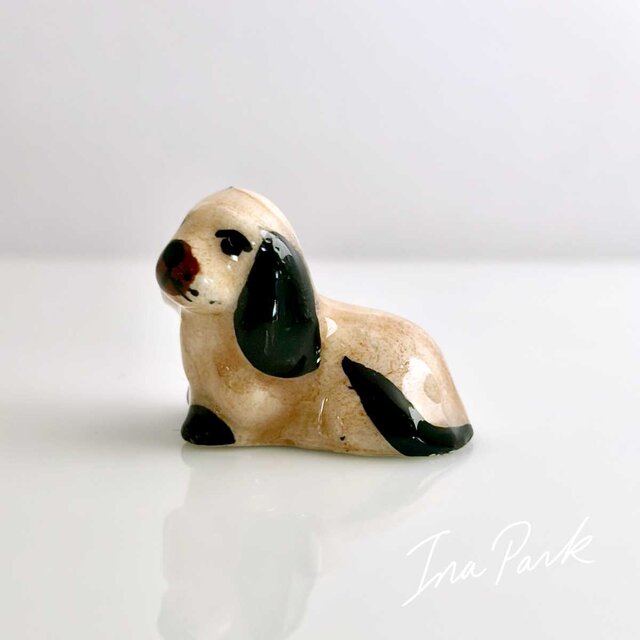 1993年のヴィンテージフェーブ 子犬のフェーヴ フランス製 ミニチュア