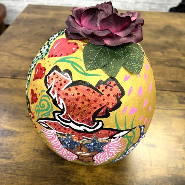 DADARUMA 7号 一点物 手描きアート達磨 金彩 | iichi 日々の暮らしを