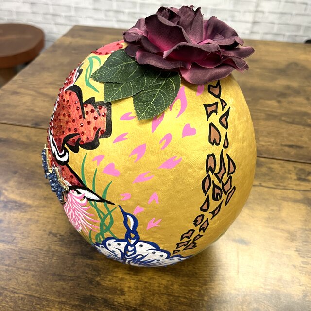 DADARUMA 7号 一点物 手描きアート達磨 金彩 DADARUMA 7号 一点物 手描きアート達磨 金彩 | iichi 日々の暮らしを