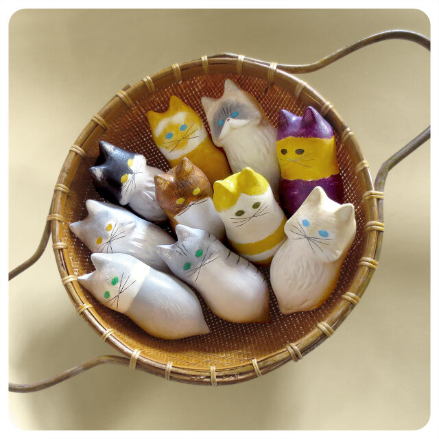 ねこのマラカ maraca de gato [wako×romper room] /ヤキイモちゃん