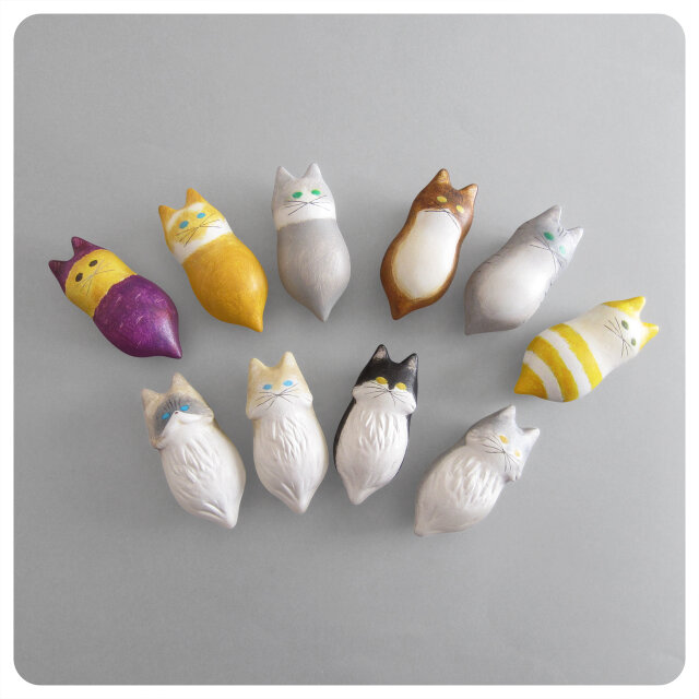 ねこのマラカ maraca de gato [wako×romper room] /長毛ヒゲッパ