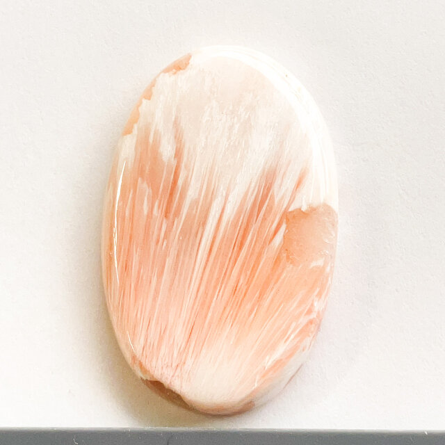 ピンクスコレサイト[159] 33x21mm 29Cts ルース ／天然石