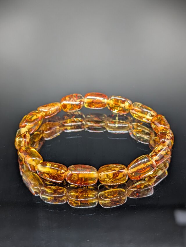 パワーストーン】アンバー(琥珀)タンブル 5～8・7～10～15mm